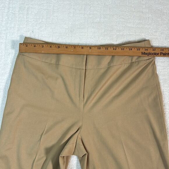 Ann Taylor Loft Petites Stretch khaki flat front dress pants 10P - Picture 6 of 11